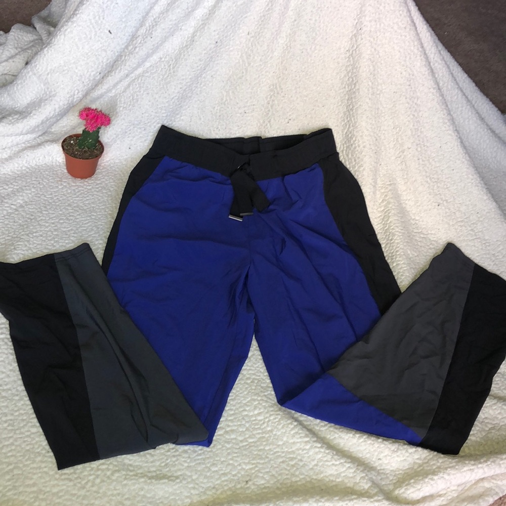 Athleta straight leg track pants